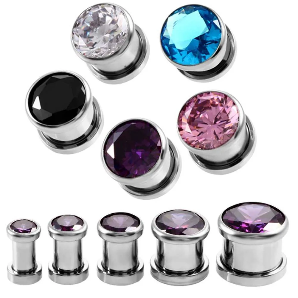1Pair 316L Stainless Steel Ear Plugs Tunnel Screw 4-10mm Fashion Ear Gauges Flesh Expander Body Piercing Jewelry For Men Women
1Pair 316L Stainless Steel Ear Plugs Tunnel Screw 4-10mm Fashion Ear Gauges Flesh Expander Body Piercing Jewelry For Men Women
