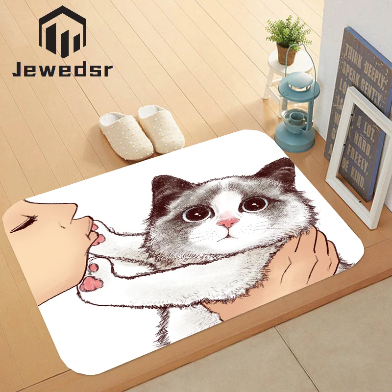 Lovely Cat Doormat Kitchen Floor Mat Entrance Door Bath Foot Mats Room Table Children Cute Rug Prayer Home Hallway Carpet Living
Lovely Cat Doormat Kitchen Floor Mat Entrance Door Bath Foot Mats Room Table Children Cute Rug Prayer Home Hallway Carpet Living