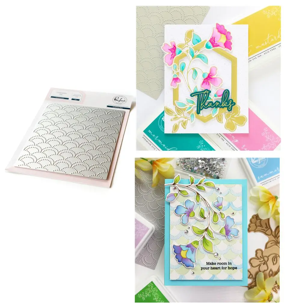 Dotted Scallops Coverplate 2022 New Metal Cutting Dies DIY Scrapbooking Paper Craft Handmade Make Album Card Punch Art Embossing
Dotted Scallops Coverplate 2022 New Metal Cutting Dies DIY Scrapbooking Paper Craft Handmade Make Album Card Punch Art Embossing