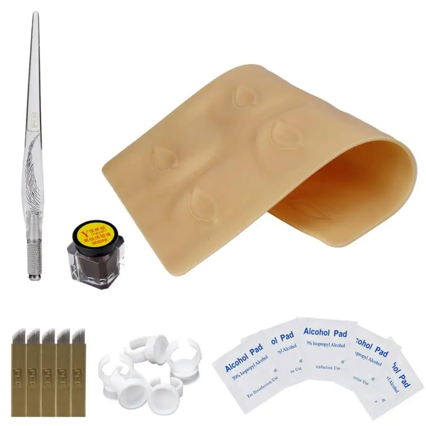 Hot Professional 3D Permanent Eyebrow Tattoo Practice Kit/set Microbladings Pen Tattoo Pigment
Hot Professional 3D Permanent Eyebrow Tattoo Practice Kit/set Microbladings Pen Tattoo Pigment