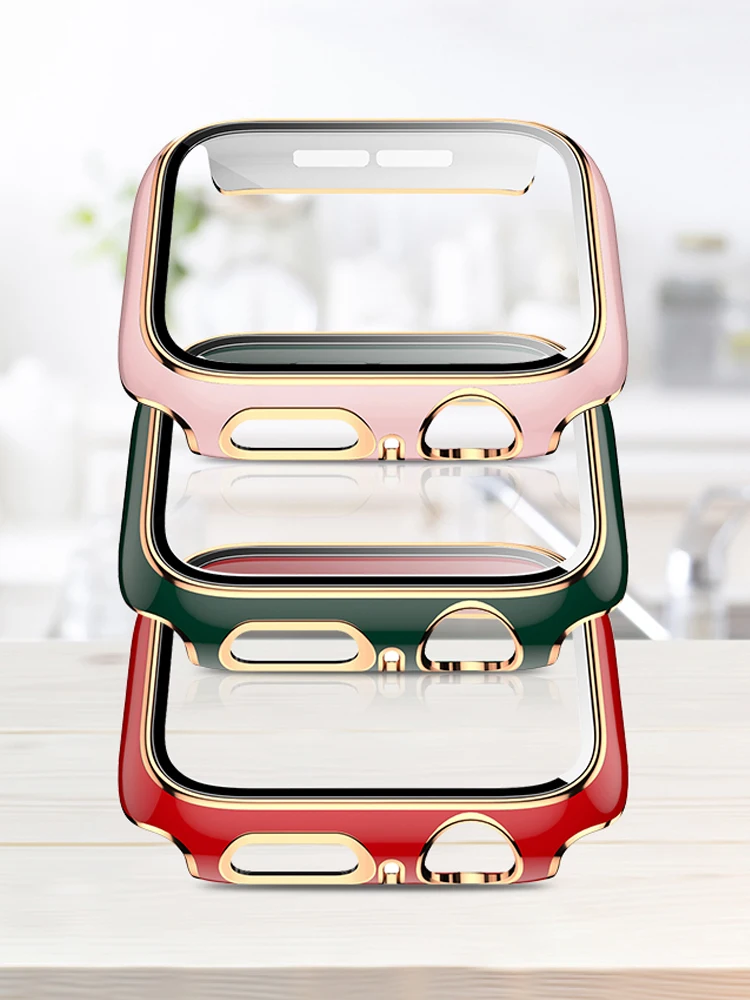 for Apple watch Case 44mm 40mm 38mm 42mm Smartwatch Matte Hard screen protector cover Apple watch series 3 4 5 6 SE Accessories
for Apple watch Case 44mm 40mm 38mm 42mm Smartwatch Matte Hard screen protector cover Apple watch series 3 4 5 6 SE Accessories