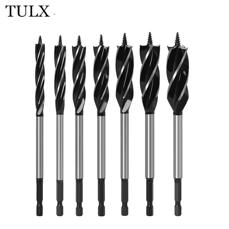 Four-slot Four-blade Woodworking Twist Drill Bits HSS Door Lock Drawer Hole Saw Hex Shank Position Drilling Electric Tool Parts
Four-slot Four-blade Woodworking Twist Drill Bits HSS Door Lock Drawer Hole Saw Hex Shank Position Drilling Electric Tool Parts