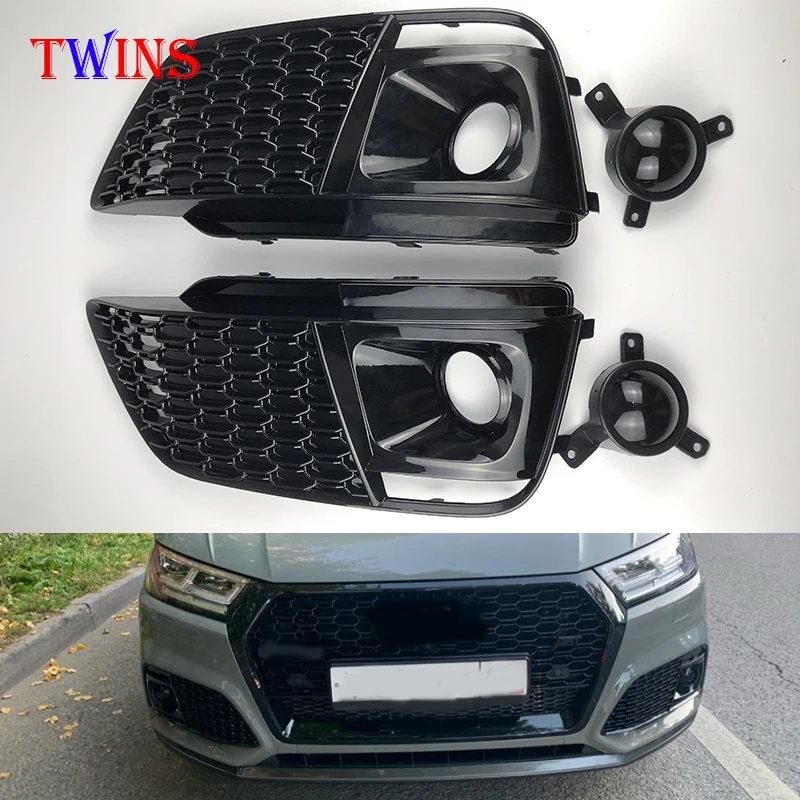 Fog Lamp Grills Fit For Audi RSQ5 RS Q5 2018 2019 Replacement Car Front Bumper Fog Light Grills in Racing Grills ABS
Fog Lamp Grills Fit For Audi RSQ5 RS Q5 2018 2019 Replacement Car Front Bumper Fog Light Grills in Racing Grills ABS
