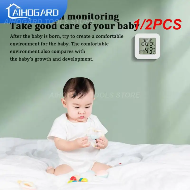 1/2PCS Indoor Thermometer LCD Digital Temperature Room Hygrometer Gauge Sensor Humidity Meter Indoor Gauge Weather Station
1/2PCS Indoor Thermometer LCD Digital Temperature Room Hygrometer Gauge Sensor Humidity Meter Indoor Gauge Weather Station