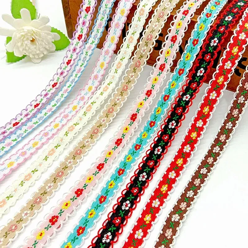 5Yards 12mm Flower Embroidered Lace Trim Ribbons Garment Trim Fabric for Apparel Clothes Accessories Handmade Sewing DIY Crafts
5Yards 12mm Flower Embroidered Lace Trim Ribbons Garment Trim Fabric for Apparel Clothes Accessories Handmade Sewing DIY Crafts