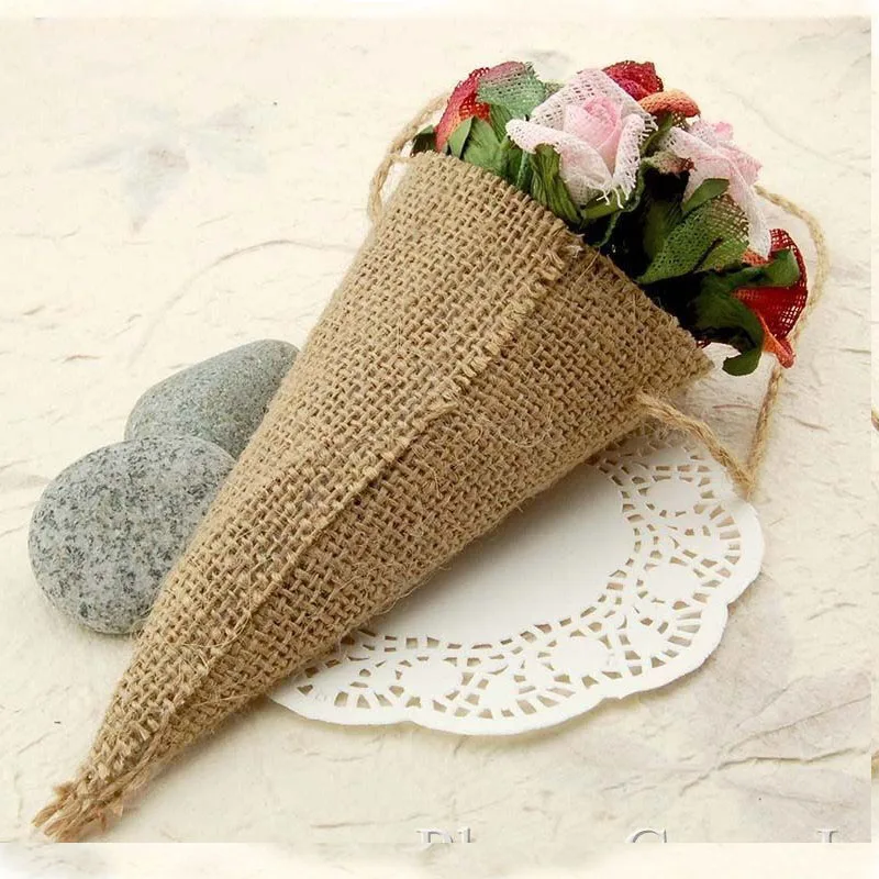 Hessian Pew Cone Flower Holder pack of 24 Birthday Party Wedding Party Burlap DIY Table Decorations
Hessian Pew Cone Flower Holder pack of 24 Birthday Party Wedding Party Burlap DIY Table Decorations