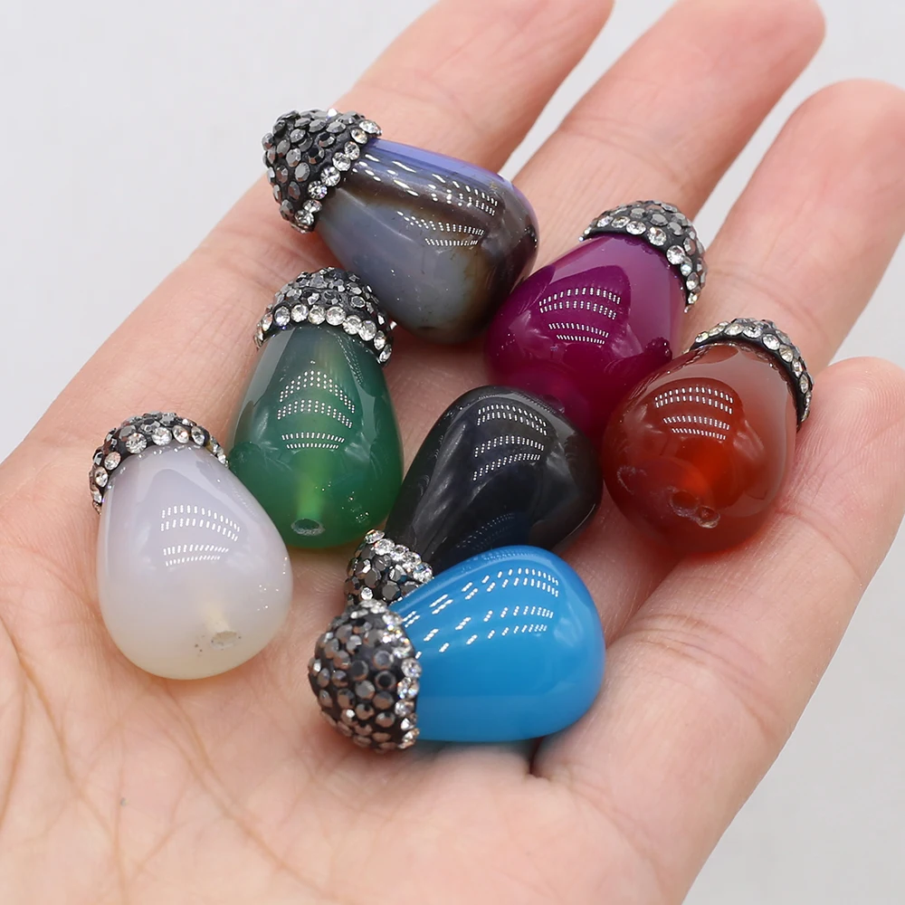 2pcsNatural Semi-precious Stone Drop-shaped Diamonds Multi-color Ladies Beads Making DIY Necklaces Bracelets Jewelry Accessories 
2pcsNatural Semi-precious Stone Drop-shaped Diamonds Multi-color Ladies Beads Making DIY Necklaces Bracelets Jewelry Accessories