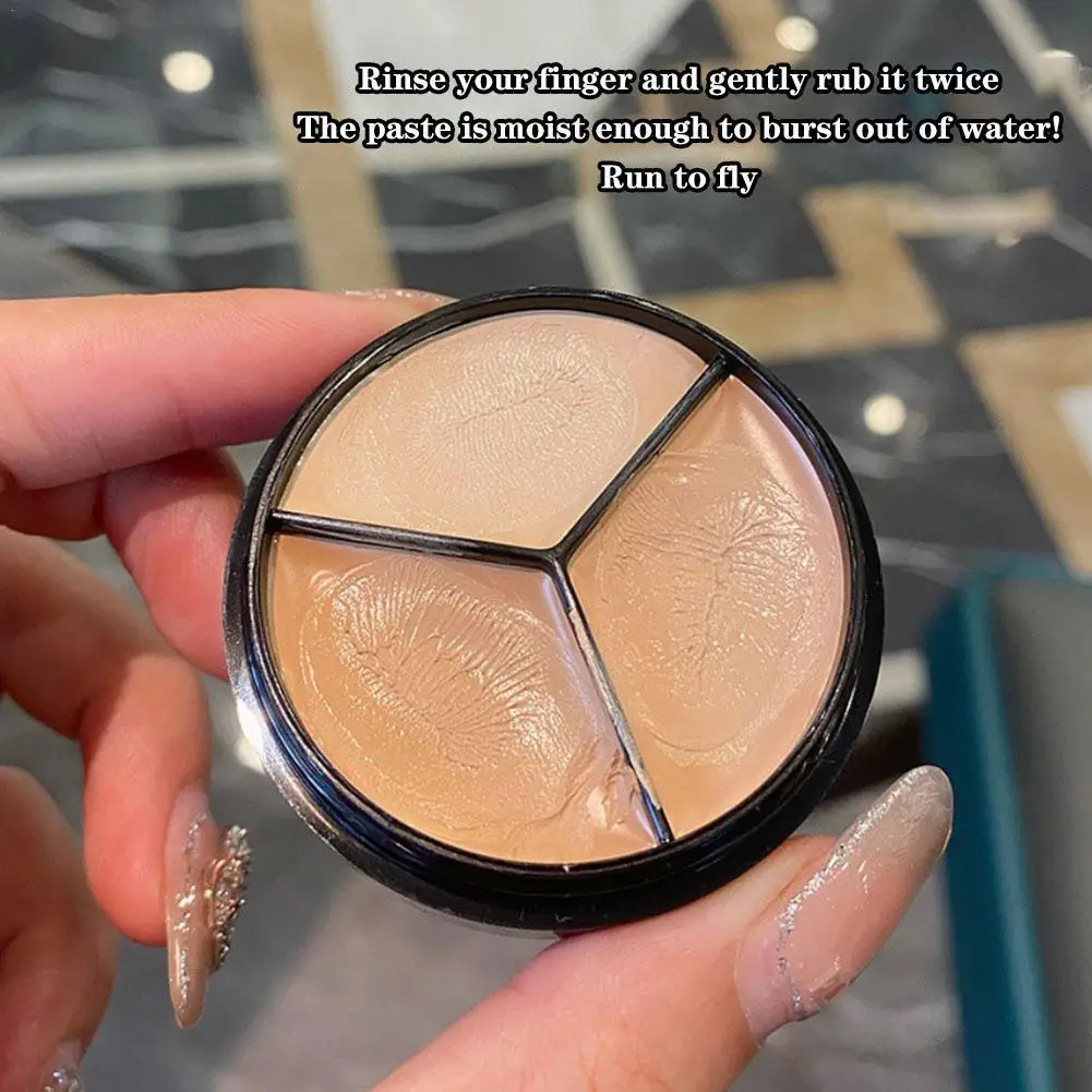 3 Colors Concealer Palette Cover Dark Circles Acne Spot Cream Concealer Face Brighten Moisturizing Cosmetics Contour L8O5
3 Colors Concealer Palette Cover Dark Circles Acne Spot Cream Concealer Face Brighten Moisturizing Cosmetics Contour L8O5