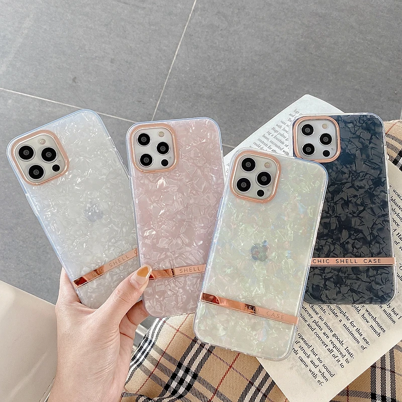 Fashion Luxury Shell Phone Case For iPhone 13 12 11 Pro Max XR XS Max X 7 8 Plus SE 2020 Mini Shockproof Bumper Back Cover
Fashion Luxury Shell Phone Case For iPhone 13 12 11 Pro Max XR XS Max X 7 8 Plus SE 2020 Mini Shockproof Bumper Back Cover
