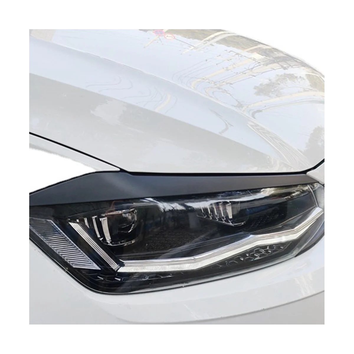 1 пара наклеек на передние фары, веки для бровей для VW Polo 2019-2022, молдинговая лампа, полоски для бровей, крышка B
1 пара наклеек на передние фары, веки для бровей для VW Polo 2019-2022, молдинговая лампа, полоски для бровей, крышка B