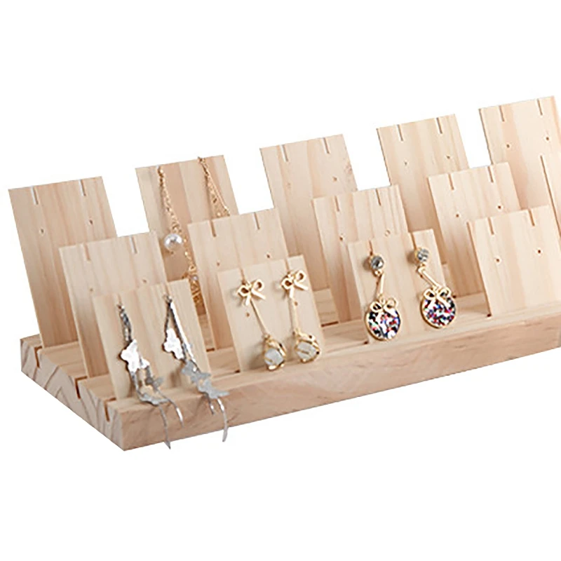 2X Wood Jewelry Display Necklace Charms Jewelry Display Tray Pendant Earrings Card Style Pendant Display Card 3 Slots
2X Wood Jewelry Display Necklace Charms Jewelry Display Tray Pendant Earrings Card Style Pendant Display Card 3 Slots