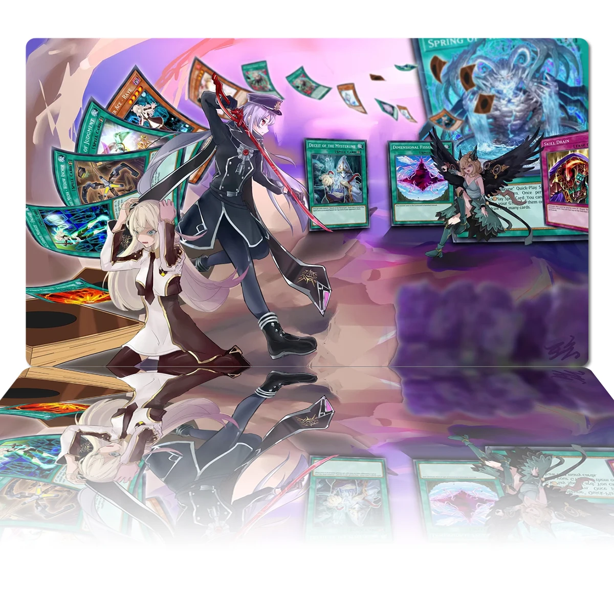 Игровой коврик YuGiOh, резиновый Настольный коврик для мыши, для настольных игр, Runick Sky Striker Ace - Raye & SDD TCG
Игровой коврик YuGiOh, резиновый Настольный коврик для мыши, для настольных игр, Runick Sky Striker Ace - Raye & SDD TCG