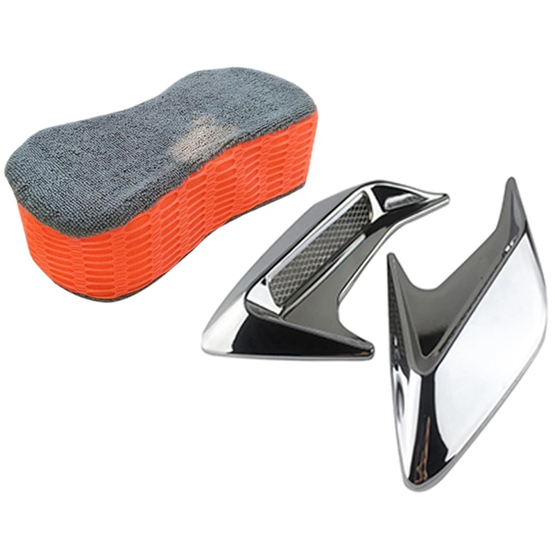 1Pcs Car Wash Sponge Thick Absorbent Sponge & 2Pcs Abs Plastic Car Side Vent Air Flow Fender Intake Sticker
1Pcs Car Wash Sponge Thick Absorbent Sponge & 2Pcs Abs Plastic Car Side Vent Air Flow Fender Intake Sticker
