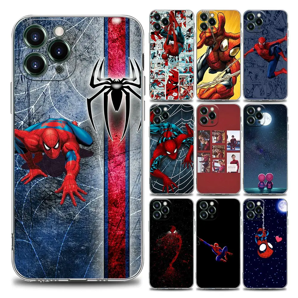 Marvel Spiderman Clear Phone Case for iPhone 11 12 13 14 Pro Plus 7 8 SE XR XS Max 6 6s Plus Soft Silicon Cover
Marvel Spiderman Clear Phone Case for iPhone 11 12 13 14 Pro Plus 7 8 SE XR XS Max 6 6s Plus Soft Silicon Cover
