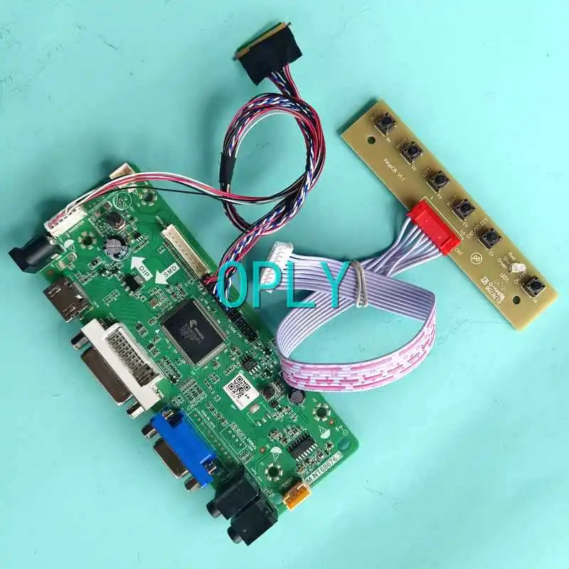 Плата драйвера контроллера для LP101WSA HT101WSB LCD Matrix M.NT68676, VGA DVI, комплект «сделай сам», 1024*600 10,1 ", Совместимость с HDMI, 40-контактный LVDS
Плата драйвера контроллера для LP101WSA HT101WSB LCD Matrix M.NT68676, VGA DVI, комплект «сделай сам», 1024*600 10,1 ", Совместимость с HDMI, 40-контактный LVDS