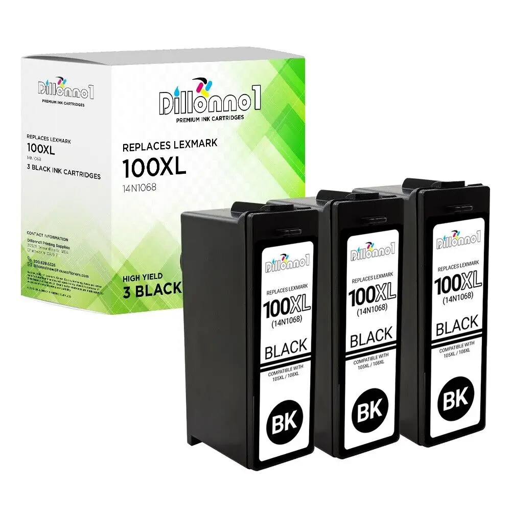 3 шт. для картриджей Lexmark 100 XL, чернильные картриджи для Genesis S815 S816 Prevail Pro701
3 шт. для картриджей Lexmark 100 XL, чернильные картриджи для Genesis S815 S816 Prevail Pro701