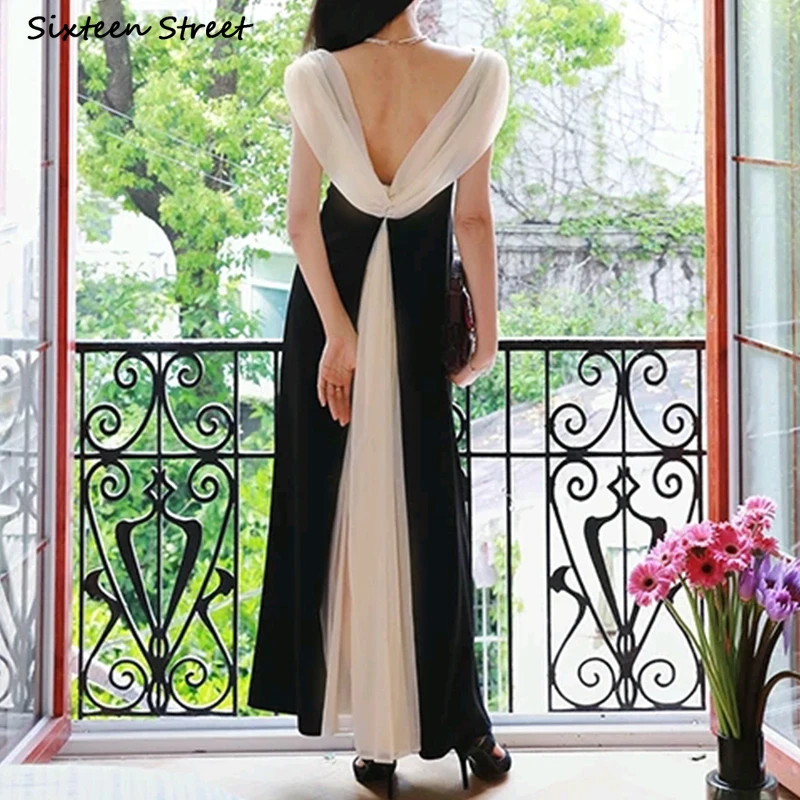 New Elegant Maxi Dress Ladies Patchwork Sleeveless Vintage Prom Dresses Women Clothes High Waisted Chic Summer Vestido Xl
New Elegant Maxi Dress Ladies Patchwork Sleeveless Vintage Prom Dresses Women Clothes High Waisted Chic Summer Vestido Xl