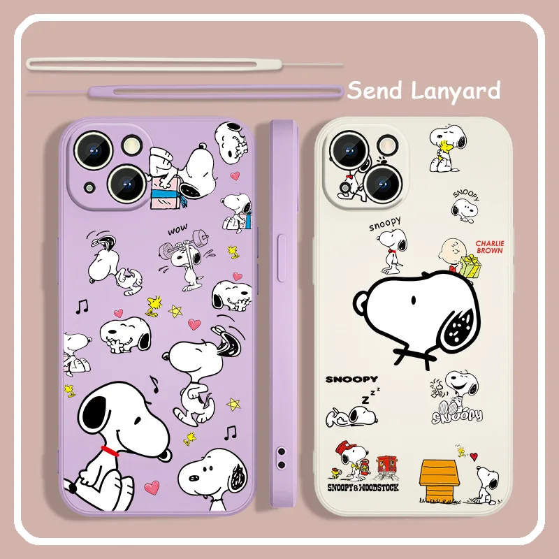 Cartoon Snoopy Cute For Apple iPhone 13 12 11 Pro Max mini XS XR X 8 7 6S 6 Plus Liquid Rope Soft Phone Case Cover
Cartoon Snoopy Cute For Apple iPhone 13 12 11 Pro Max mini XS XR X 8 7 6S 6 Plus Liquid Rope Soft Phone Case Cover