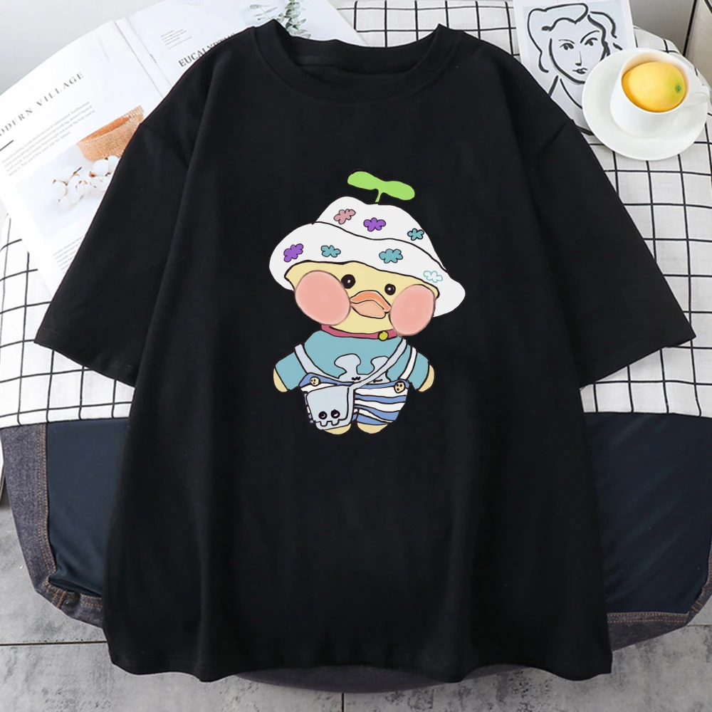 Lalafanfan T Shirt Cartoon Cafe Kawaii Duck Plush Toy Print 100% Cotton Summer Funny Lala Fanfan New Arrival Clothing Girls Tees
Lalafanfan T Shirt Cartoon Cafe Kawaii Duck Plush Toy Print 100% Cotton Summer Funny Lala Fanfan New Arrival Clothing Girls Tees
