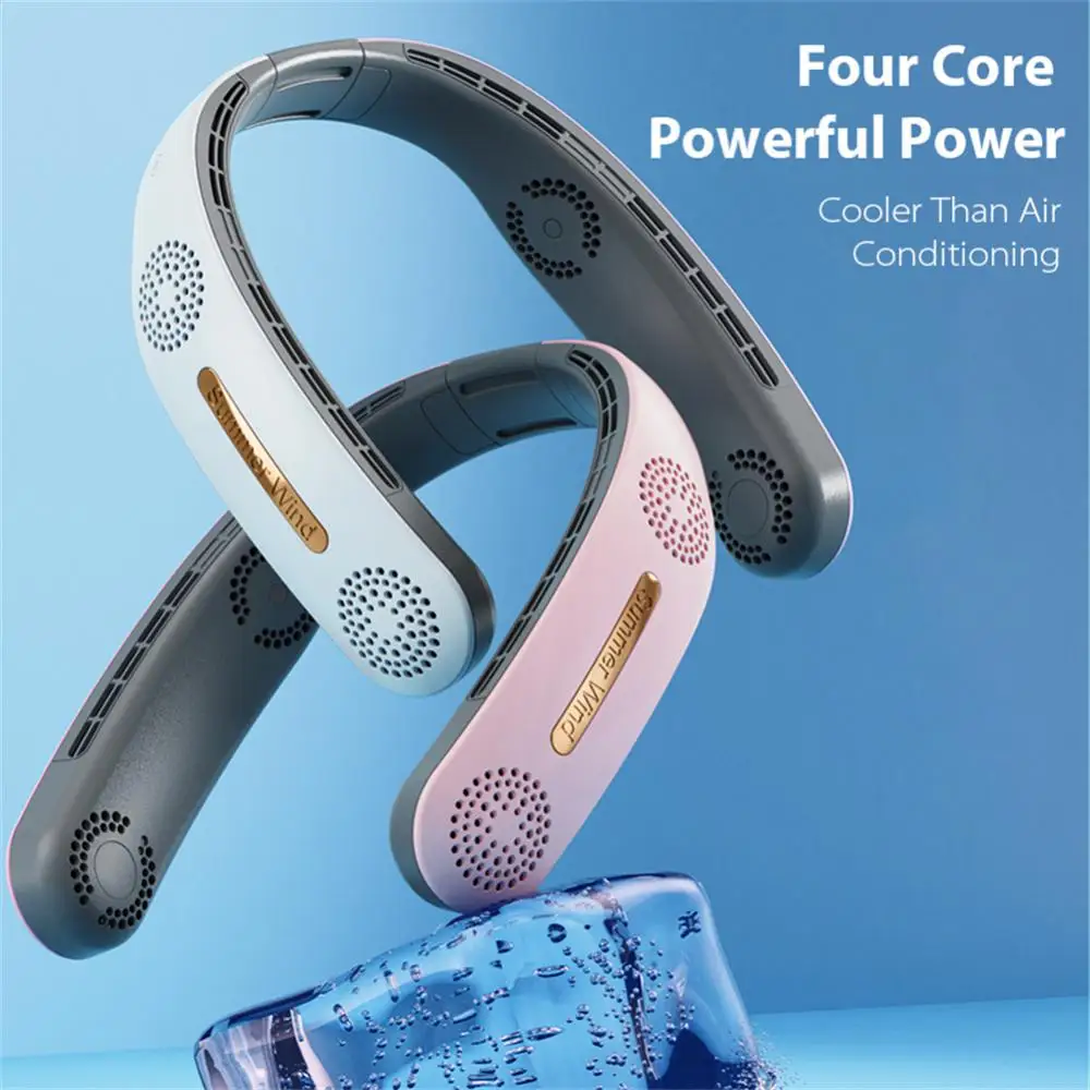 Usb Rechargeable Air Ventilador Cooling 360 Degree Cooling Super Quiet Bladeless Fan 3-speed Fans Convenient Bladeless Neck Fans
Usb Rechargeable Air Ventilador Cooling 360 Degree Cooling Super Quiet Bladeless Fan 3-speed Fans Convenient Bladeless Neck Fans
