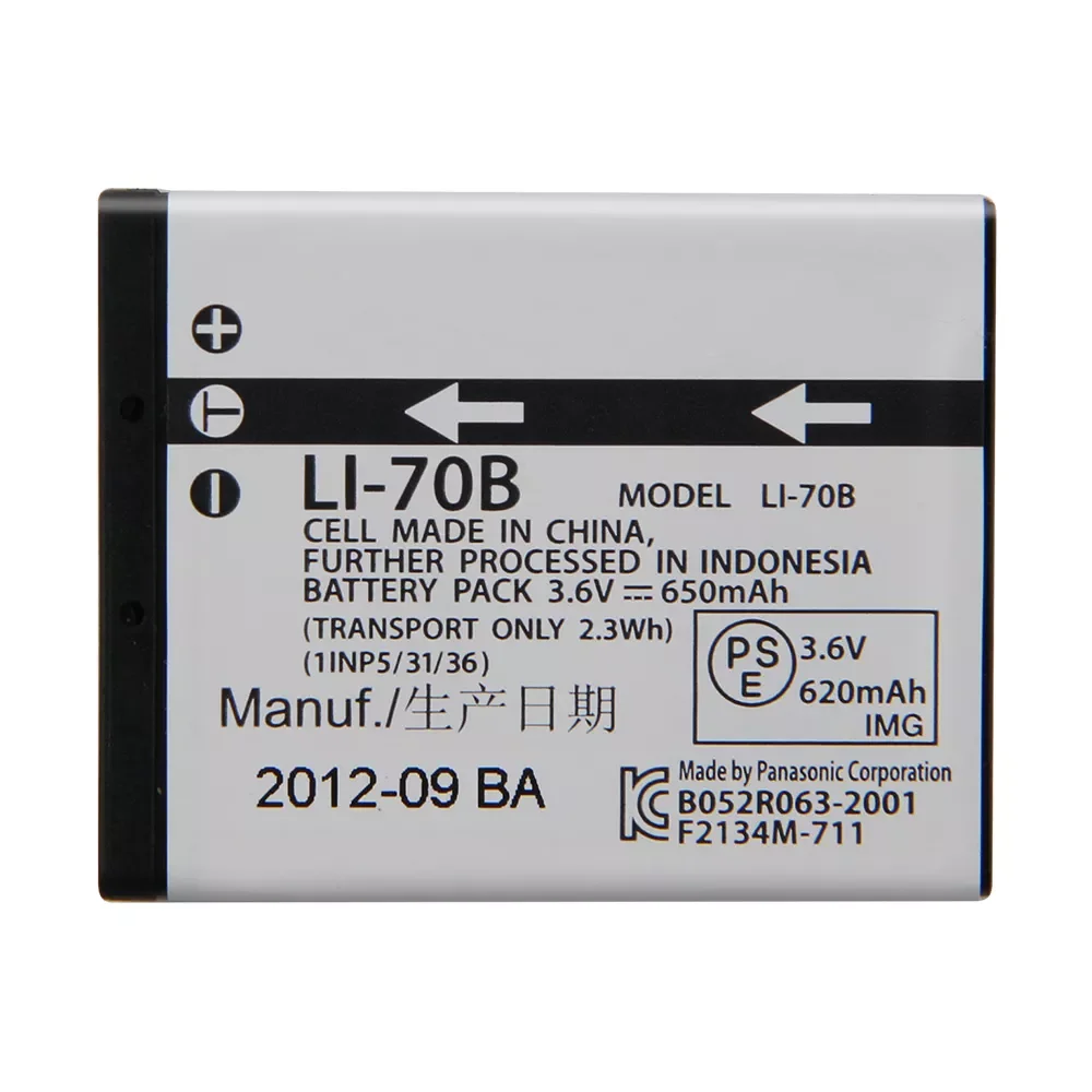 NEW Original Replacement Battery For Olympus VG145 FE-4040 VG110 VG120 D710 VG-110 VG140 VG130 VG140 D-705 LI-70B Genuine 650mAh
NEW Original Replacement Battery For Olympus VG145 FE-4040 VG110 VG120 D710 VG-110 VG140 VG130 VG140 D-705 LI-70B Genuine 650mAh