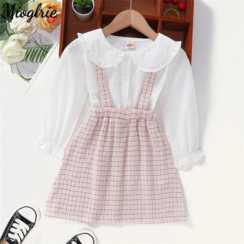1-6Years Kids Baby Girl Dress Peter Pan Collar Plaid Print Long Sleeve Preppy Lovely Dresses
1-6Years Kids Baby Girl Dress Peter Pan Collar Plaid Print Long Sleeve Preppy Lovely Dresses