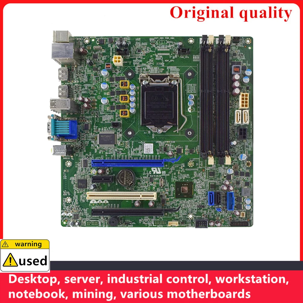 Used 100% Tested For DELL Optiplex 7020 9020 MT Desktop Motherboard 6X1TJ N4YC8 PC5F7 48DY8 Mainboard
Used 100% Tested For DELL Optiplex 7020 9020 MT Desktop Motherboard 6X1TJ N4YC8 PC5F7 48DY8 Mainboard