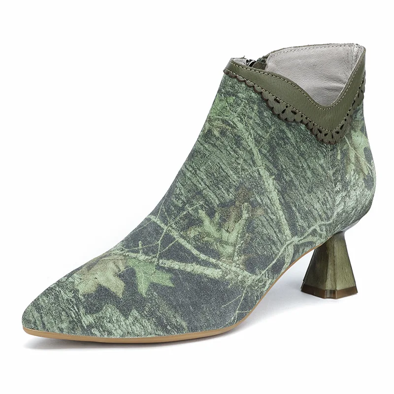 Ankle Boots Women Leather Chinese Ancient Embroidery Autumn Shoes Women High Heels Handmade Genuine Leather Women Knight Boots
Ankle Boots Women Leather Chinese Ancient Embroidery Autumn Shoes Women High Heels Handmade Genuine Leather Women Knight Boots