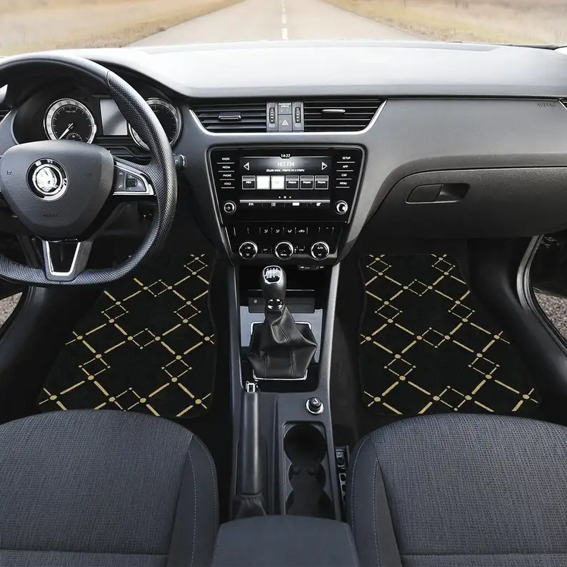 Black Diamond Pattern Car Floor Mats Set, Front and Back Floor Mats for Car, Car Accessories
Black Diamond Pattern Car Floor Mats Set, Front and Back Floor Mats for Car, Car Accessories