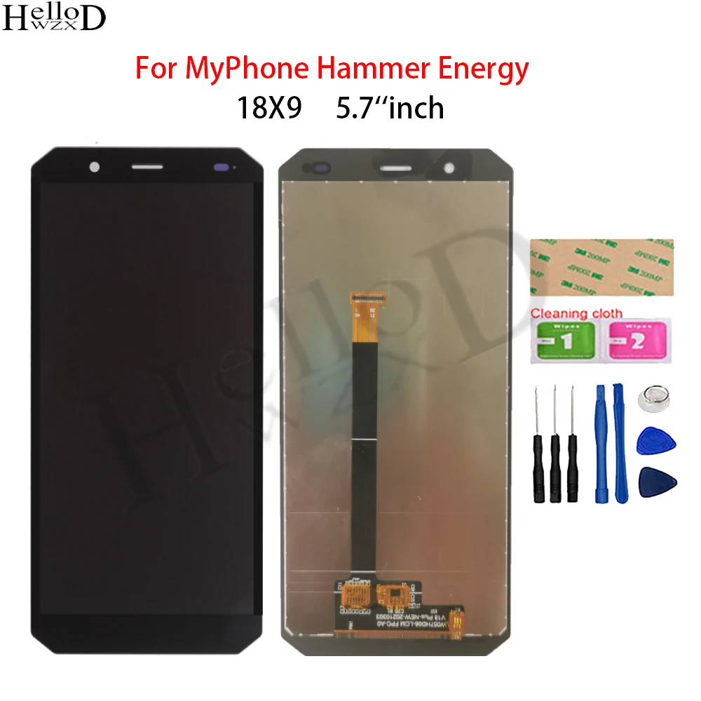 5.7" 100% Original NEW Tested For MyPhone Hammer Energy 18X9 LCD Display Touch screen Digitizier Assembly Replacement +Tools
5.7" 100% Original NEW Tested For MyPhone Hammer Energy 18X9 LCD Display Touch screen Digitizier Assembly Replacement +Tools