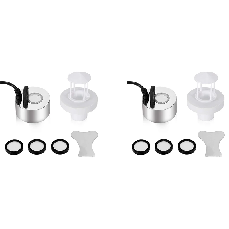 2 шт., ультразвуковой распылитель, металлический распылитель, со съемной защитой от брызг, европейская вилка
2 шт., ультразвуковой распылитель, металлический распылитель, со съемной защитой от брызг, европейская вилка