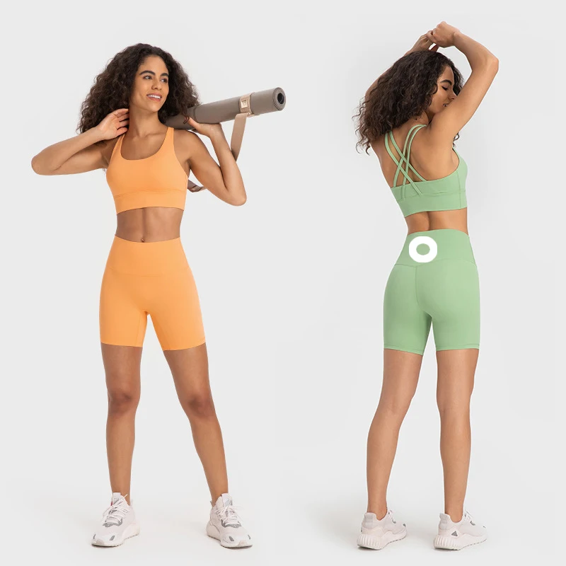 New No Embarrassment Line Solid Color Yoga Shorts Double-sided Brushed Tight Elastic Sports Fitness Three-pointer
New No Embarrassment Line Solid Color Yoga Shorts Double-sided Brushed Tight Elastic Sports Fitness Three-pointer