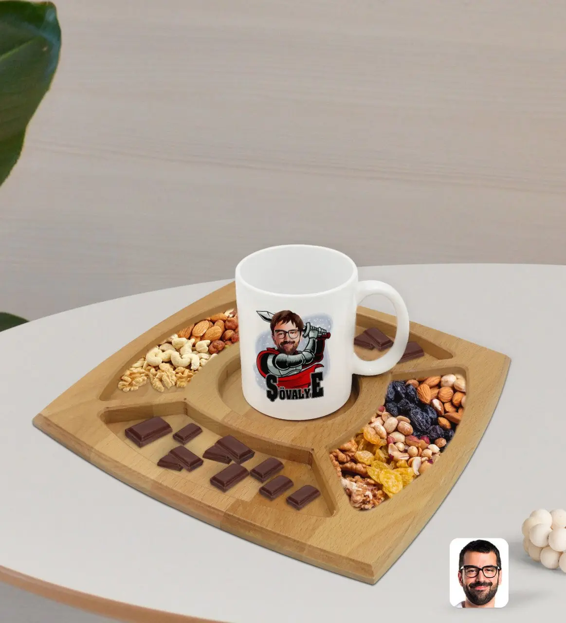 Персонализированная белая кружка в виде рыцаря карикатуру, 4 отделения
Персонализированная белая кружка в виде рыцаря карикатуру, 4 отделения