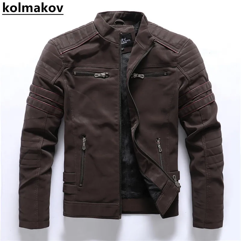 2022 Autumn/Winter New Men's Classic Fashion Motorcycle Jacket Thickened Warm Men's Leisure Slim Size High-Quality PU Jacket
2022 Autumn/Winter New Men's Classic Fashion Motorcycle Jacket Thickened Warm Men's Leisure Slim Size High-Quality PU Jacket