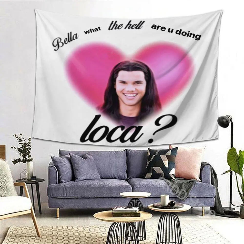 Custom Love Pink Bella Where The Hell Have You Been Loca Wall Hanging Tapestry Funny Meme College Room Hostel Dorm Party Tapiz 1
Custom Love Pink Bella Where The Hell Have You Been Loca Wall Hanging Tapestry Funny Meme College Room Hostel Dorm Party Tapiz 1