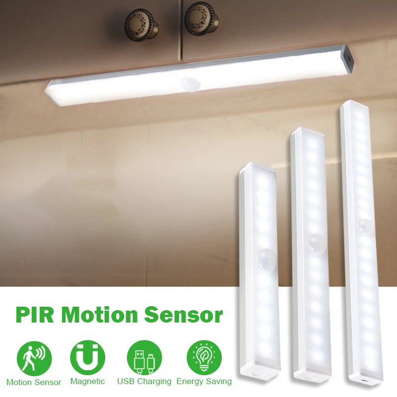 LED Night Lights Smart PIR Motion Sensor Wireless Night Lamps Bedroom Decor Light Detector Wall Decorative Lamp Cupboard Kitchen
LED Night Lights Smart PIR Motion Sensor Wireless Night Lamps Bedroom Decor Light Detector Wall Decorative Lamp Cupboard Kitchen