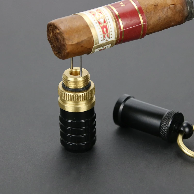 Stainless steel Cigar Assistant Portable Pure Copper Double-Needle Cigarette Holder Black Silvery Golden Cigar Small Accessories
Stainless steel Cigar Assistant Portable Pure Copper Double-Needle Cigarette Holder Black Silvery Golden Cigar Small Accessories
