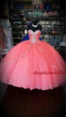 Quinceanera Dress Vestidos De 15 Años Fashion Pink Embroidery Floor-Length Womens Sweet 16 Debutante Party Gowns
Quinceanera Dress Vestidos De 15 Años Fashion Pink Embroidery Floor-Length Womens Sweet 16 Debutante Party Gowns