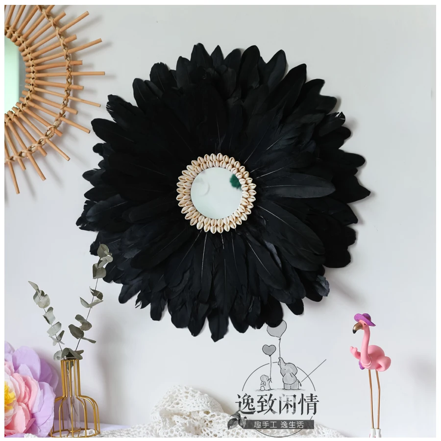 Feather Wall Decoration Homestay Handmade Diy Black Nordic Creative Ins Style Home Decoration Wall Room Decor Aesthetic
Feather Wall Decoration Homestay Handmade Diy Black Nordic Creative Ins Style Home Decoration Wall Room Decor Aesthetic