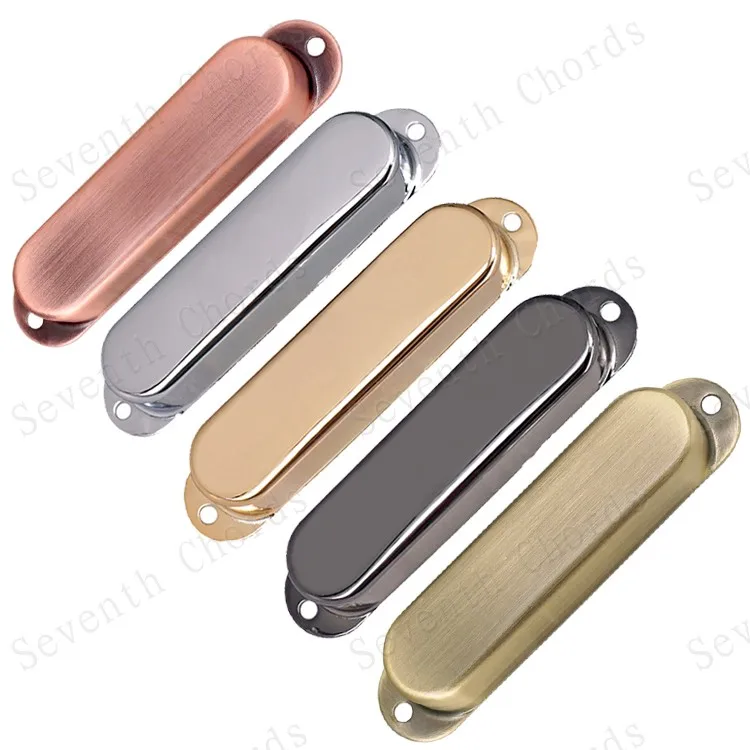 A Set 3 Pcs No Hole Sealed Closed Brass Single Coil Pickup Covers for Electric Guitar Replacement 
A Set 3 Pcs No Hole Sealed Closed Brass Single Coil Pickup Covers for Electric Guitar Replacement