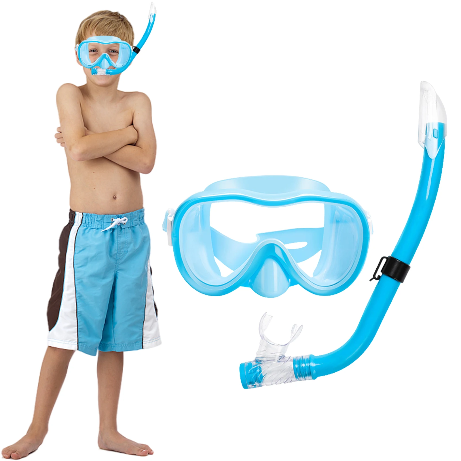 Snorkeling Gear Set Children's Snorkeling Two-Piece Set Snorkeling Gear For Junior Youth Scuba Swimming
Snorkeling Gear Set Children's Snorkeling Two-Piece Set Snorkeling Gear For Junior Youth Scuba Swimming