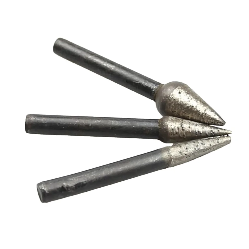3 Pcs 6/8/12mm Taper Sintered Diamond Grinding Head Abrasive Point For Stone Engraving Drill Bit Hand Electric Drill Accessories
3 Pcs 6/8/12mm Taper Sintered Diamond Grinding Head Abrasive Point For Stone Engraving Drill Bit Hand Electric Drill Accessories