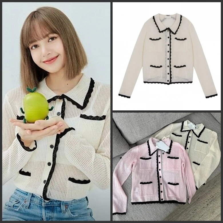 Kpop LISA Korean Women's Knitted Cardigan Sweater Autumn Loose Casual Jacket Outerwear Long Sleeve Fashion Oversized Jumper Tops
Kpop LISA Korean Women's Knitted Cardigan Sweater Autumn Loose Casual Jacket Outerwear Long Sleeve Fashion Oversized Jumper Tops