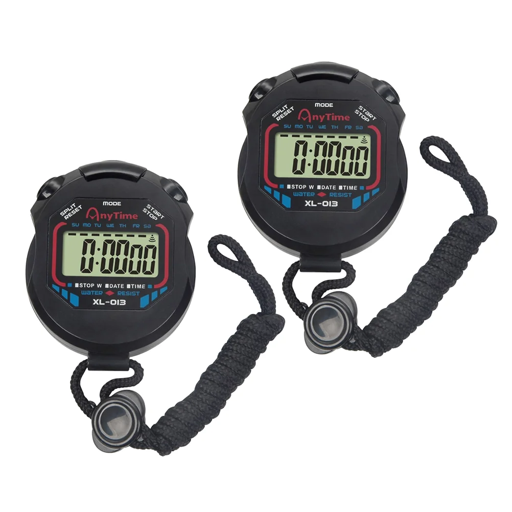 2pcs Digital Professional Handheld LCD Stopwatch Sports Chronograph Timer with Alarm Feature for Kids Runner Sports Fitness and
2pcs Digital Professional Handheld LCD Stopwatch Sports Chronograph Timer with Alarm Feature for Kids Runner Sports Fitness and