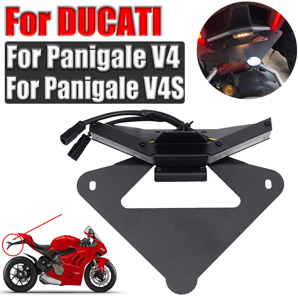 For DUCATI Panigale V4 S V4S Motorcycle Rear Tail Light Brake Turn Signals Integrated Lights Fender License Plate Holder Bracket
For DUCATI Panigale V4 S V4S Motorcycle Rear Tail Light Brake Turn Signals Integrated Lights Fender License Plate Holder Bracket