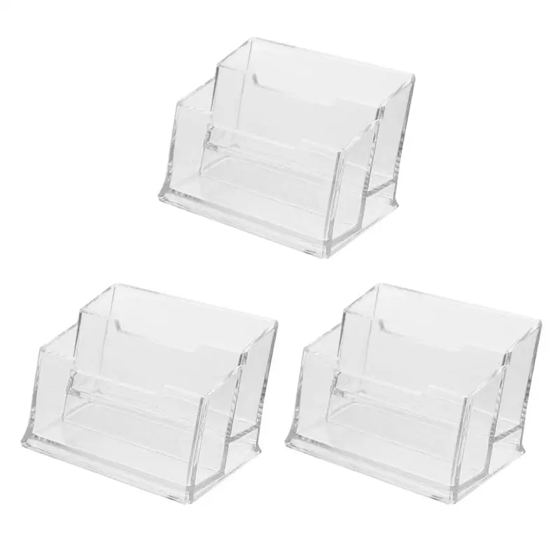 6Pcs Clear Desk Shelf Box Storage Display Stand Acrylic Plastic Transparent Desktop Business Card Holder Place Card Holder
6Pcs Clear Desk Shelf Box Storage Display Stand Acrylic Plastic Transparent Desktop Business Card Holder Place Card Holder