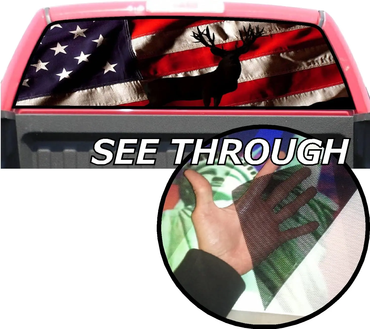 Наклейка P166 с американским флагом и оленем, универсальная прозрачная накидка на заднее стекло, с перфорацией, размер 65x17 дюймов, подходит для пикапов и грузовиков
Наклейка P166 с американским флагом и оленем, универсальная прозрачная накидка на заднее стекло, с перфорацией, размер 65x17 дюймов, подходит для пикапов и грузовиков