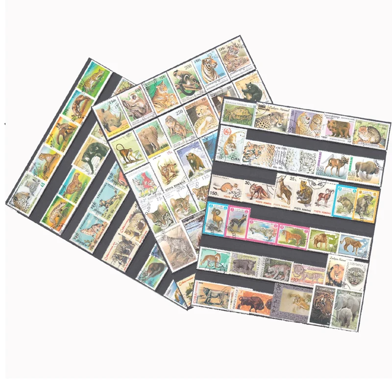 

Topic Animal 100 PCS No Repeat All Different Unused With Post Mark Postage Stamps From The World Wide For Collecting