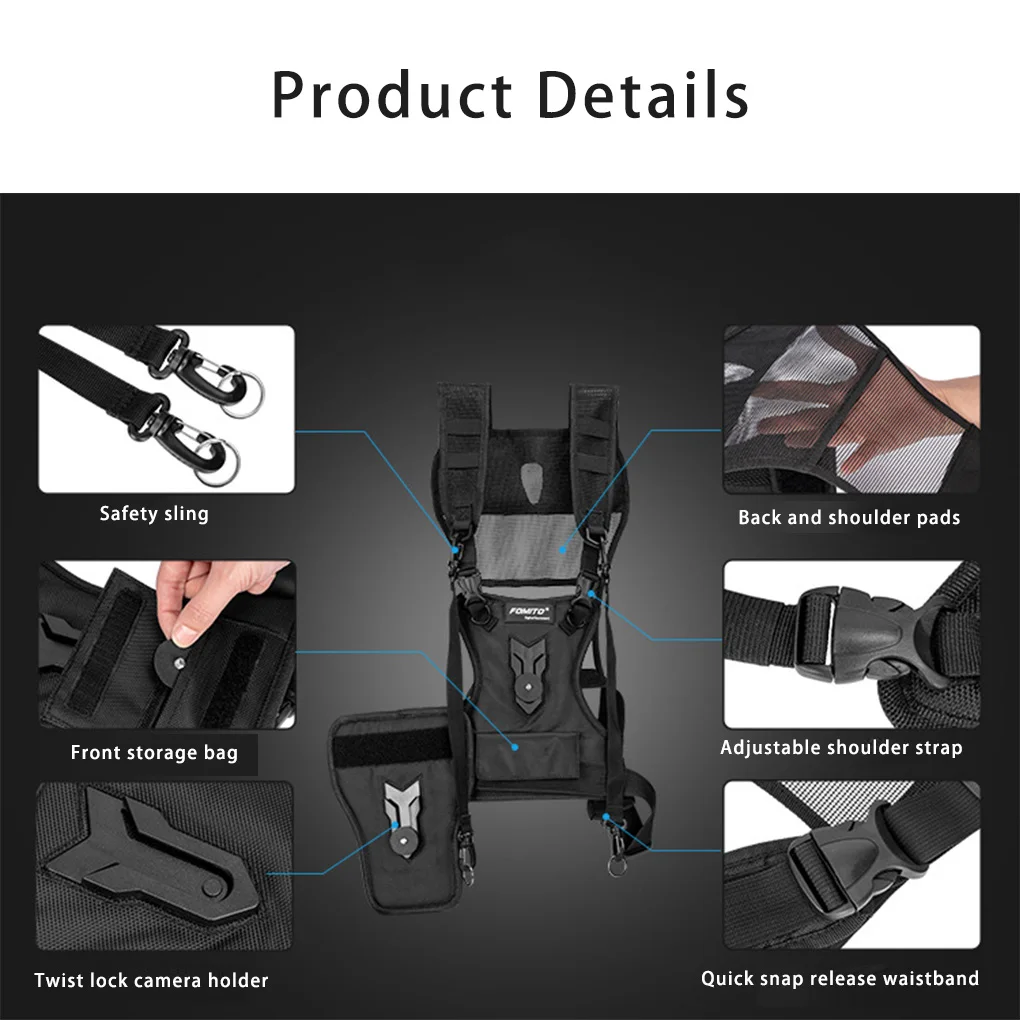 Dual Camera Strap Holder Holster Harness Cameras Nylon Lens Tripod
Dual Camera Strap Holder Holster Harness Cameras Nylon Lens Tripod