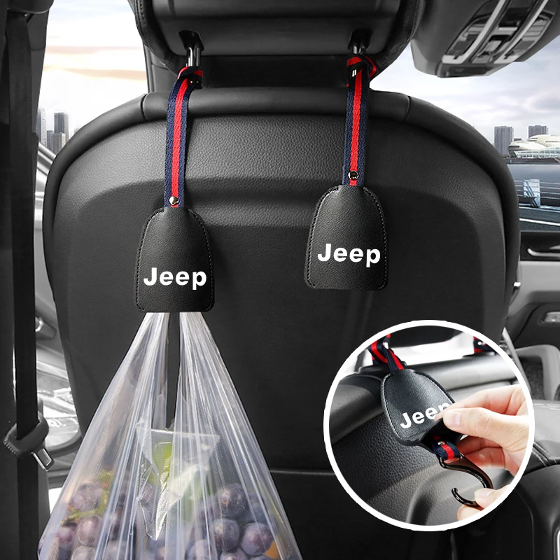Universal Car Seat Back Hook Interior Portable Hanger Storage Bag Purse Cloth Decoration For Jeep Wrangler Compass Cherokee JKU
Universal Car Seat Back Hook Interior Portable Hanger Storage Bag Purse Cloth Decoration For Jeep Wrangler Compass Cherokee JKU